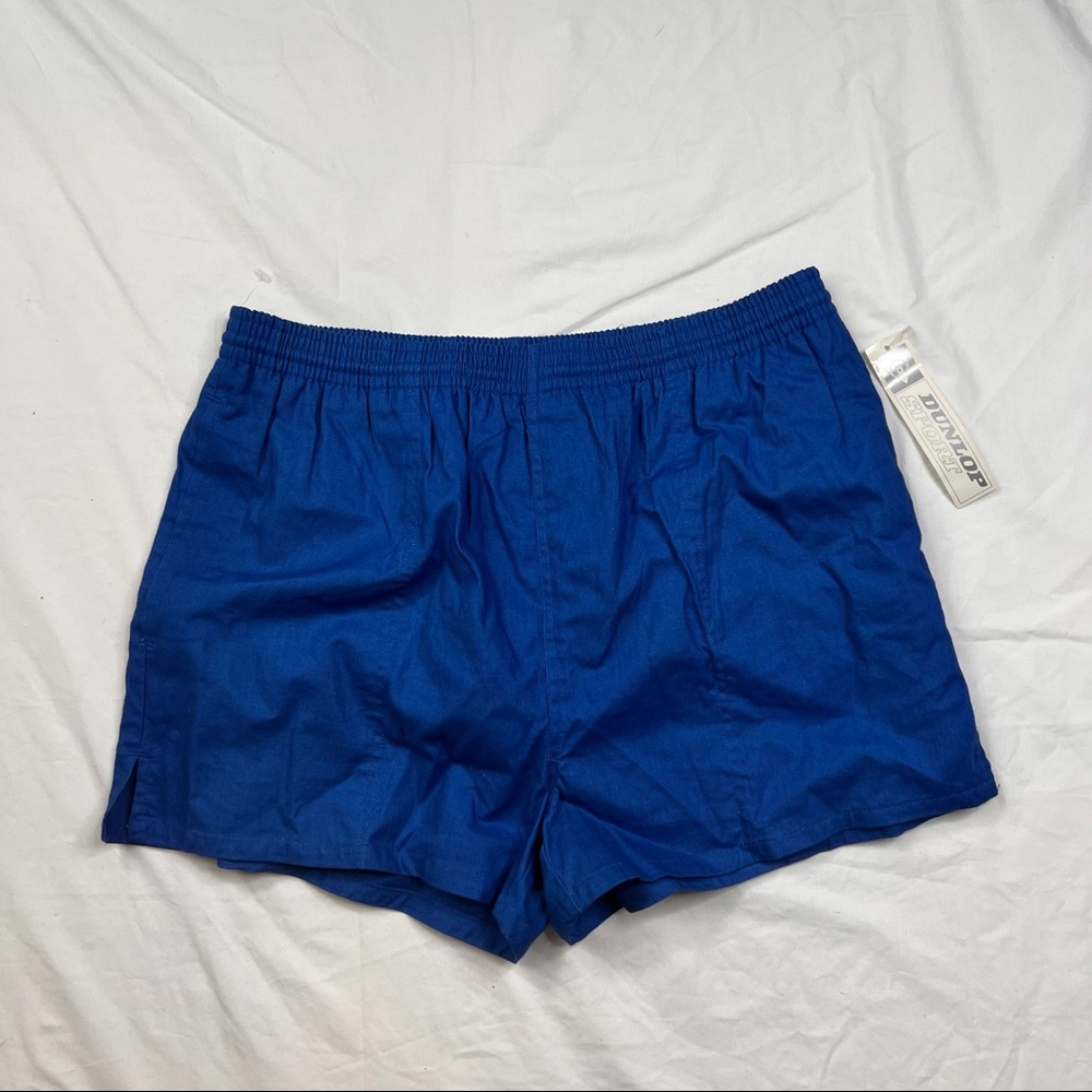 Vintage His Swim Suit Trunks Sz L NEW Short Dunlop 80s Shorty Drawstring L020822